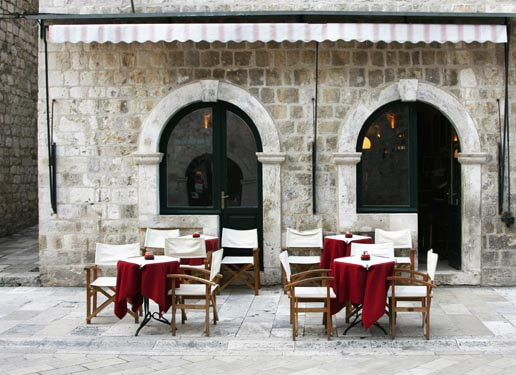 Dining in Croatia