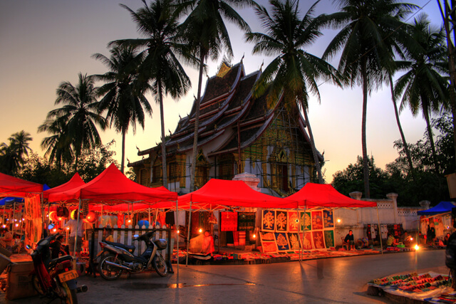 Night Market in Luang Prabang