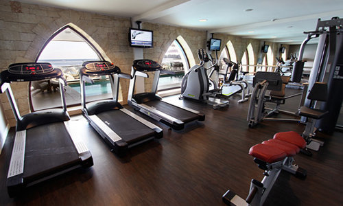 Gym area at the Arkin Palm Beach Hotel