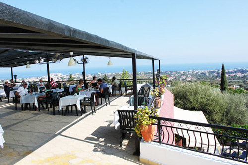 Terrace area at the Hideaway Club