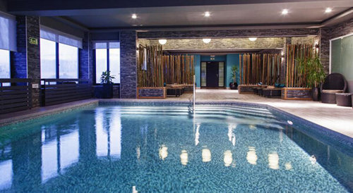 Indoor pool at the Victoria Hotel