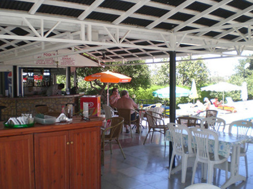 Terrace bar at the Citrus Tree Gardens