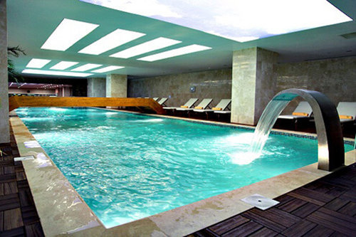 Indoor pool at the Cratos Premium