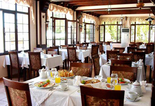 Restaurant area at the Bellapais Monastery Village