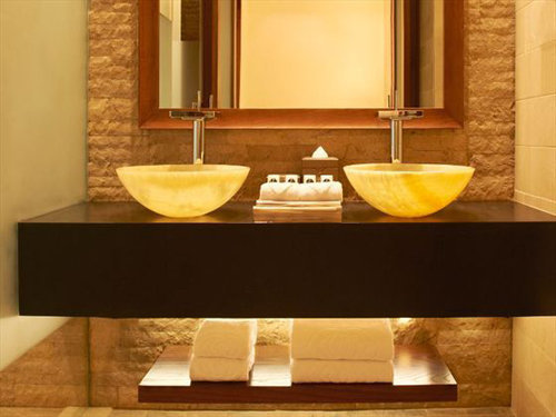 Bathroom at the Sofitel The Palm Resort and Spa