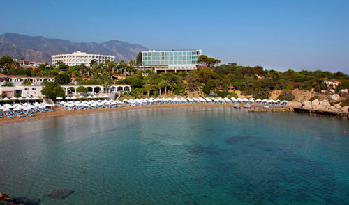Beach area at the Denizkizi Resort