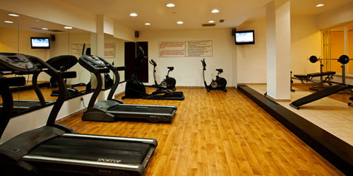 Gym area at the Salamis Bay Conti Resort Hotel