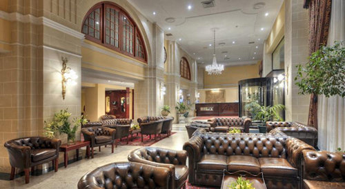 Lobby Area at the Victoria Hotel