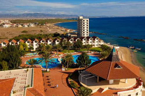 Beach area at the Salamis Bay Conti Resort Hotel