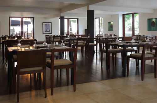 Restaurant area at the Avani Kalutara