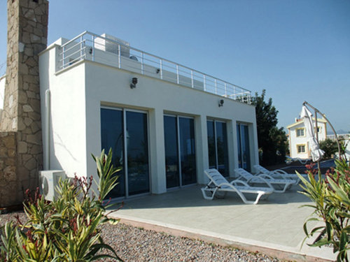 Terrace area at the Villa Lorane