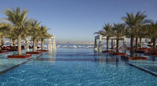 Pool area at the Jumeirah Zabeel Saray