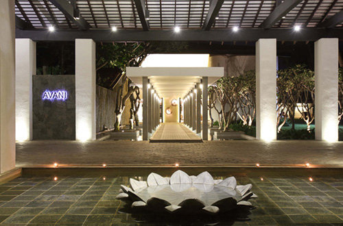 Hotel Entrance at the Avani Kalutara
