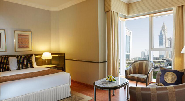 Suite Room at the Crowne Plaza Dubai