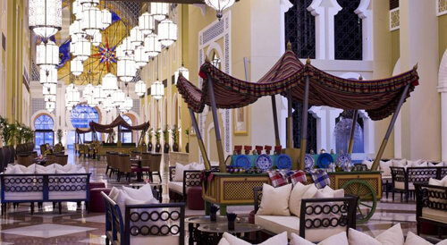 Lobby Area at the Movenpick Hotel Ibn Battuta Gate