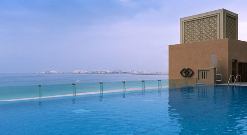 Pool area at the Sofitel Dubai Jumeirah Beach