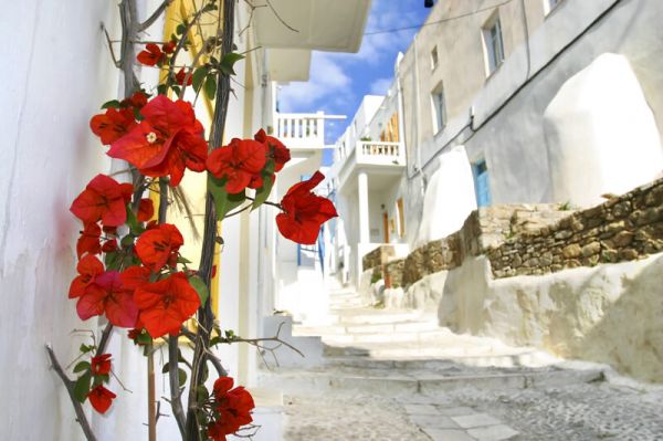 Mykonos Village in Greece