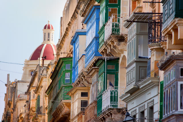 Wooden balconies Malta